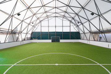 indoor football field