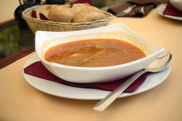 Fish soup Ciorbă Montenegro