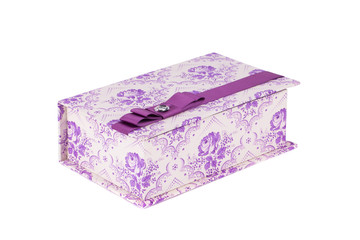 Handmade boxes with art materials for decor.