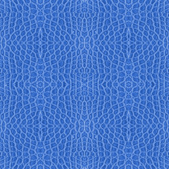 reptile skin painted  blue