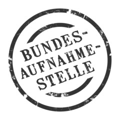 sk69 - StempelGrafik Rund - Bundesaufnahmestelle - g1489