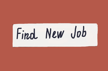 find new job