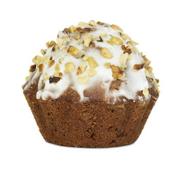 muffin isolated on white background