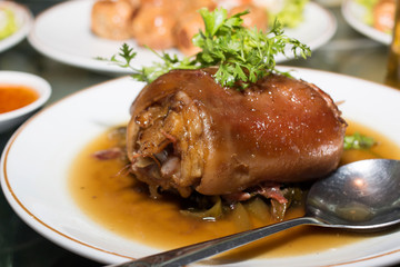 roasted pork knuckle