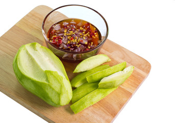 Green Mangoes with Sweet fish sauce