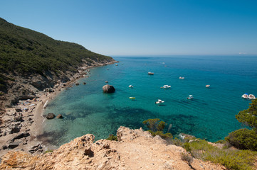 Panorama isola del Giglio