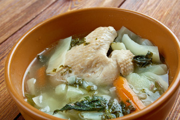 Russian national cabbage soup