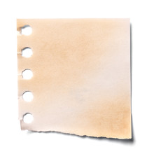 note paper piece label vintage grunge tape