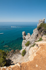 Fototapeta na wymiar panorama isola del Giglio