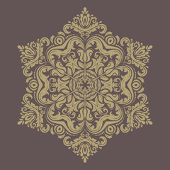 Orient Vector Pattern. Abstract Background