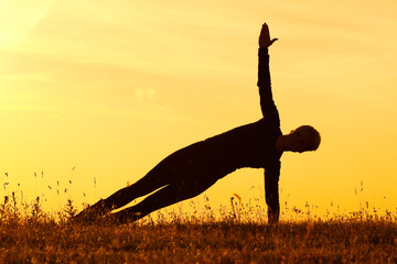Yoga-Vasisthasana/Side plank pose