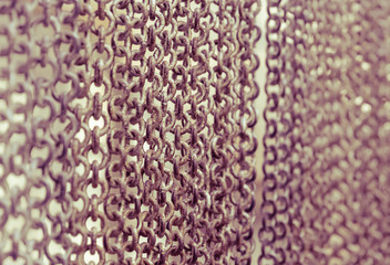 Metal chain background