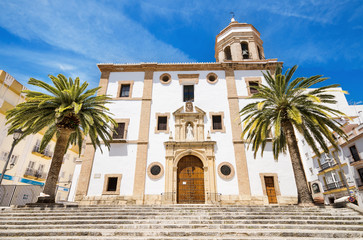 Fototapeta na wymiar Church la Merced in Ronda, Malaga, Andalusia, Spain.
