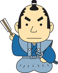 お奉行様　指差し