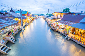 Fototapeta na wymiar Floting market, Thailand