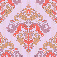 Orient Seamless Vector Pattern. Abstract Background