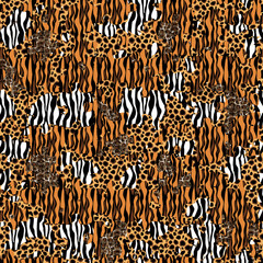 Seamless patterned frame texture