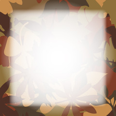 Herbst Blätter Hintergrund Vektor