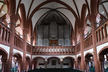 Naklejka premium Neogotische St.-Lukas-Kirche in Lauenau