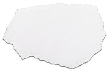 white paper ripped message background