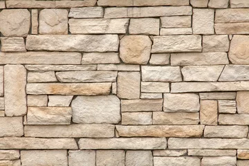 Wall murals Stones Background of stone wall texture
