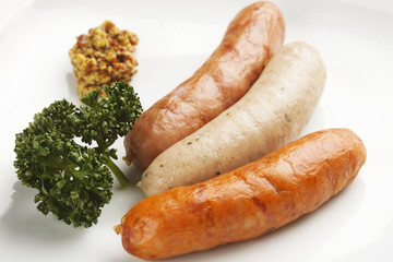 ソーセージの盛り合せ