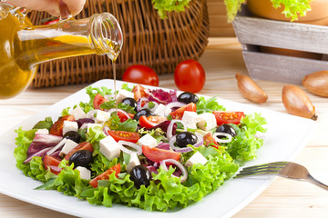 Fresh Greek salad