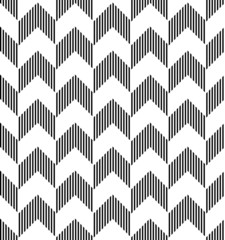 Black and white geometric seamless pattern