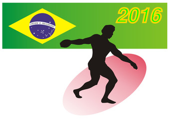 Sportfest 2016 in Rio de Janeiro - Brasilien - Diskus