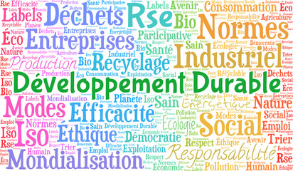 D&eacute;veloppement durable nuage de mots