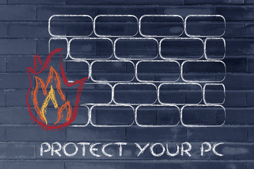 funny firewall design and internet security