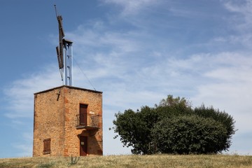 The telegraph of Chappe  in Marcy sur Anse, France