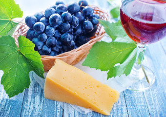 cheese and grape