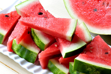 Ripe watermelon.