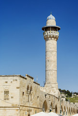 Obraz premium Old mosque in the center of Jerusalem
