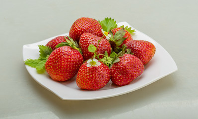 Ripe strawberry