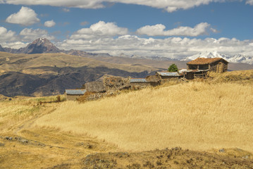 Fototapeta premium Settlement in Peru