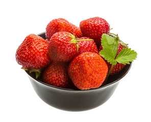 Strawberry in the bowl