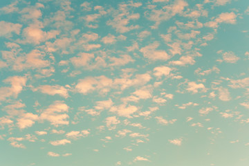 Clouds with blue sky