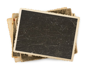 old photo isolated