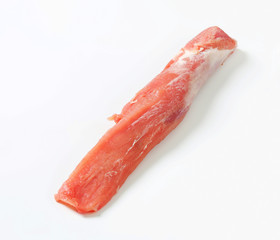 Raw pork tenderloin