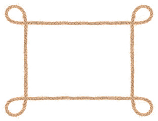 rope frame isolated