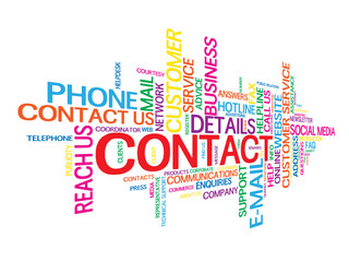 "CONTACT" Tag Cloud (phone us customer service details hotline)