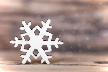 Light Snowflake Background