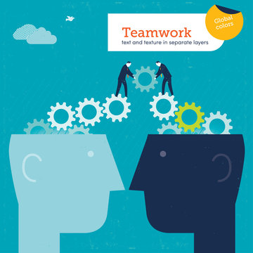 Vector heads with gears bridge