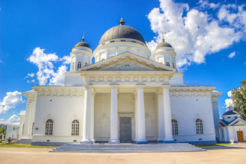 Fototapeta na wymiar Savior Cathedral Nizhny Novgorod Russia