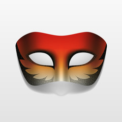 Vector Carnival Masquerade Party Mask Isolated