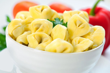 Bowl with tortellini