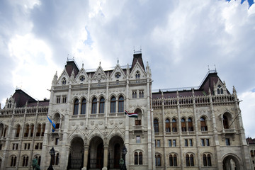 Fototapeta na wymiar Budapest, view of parliament,Hungary