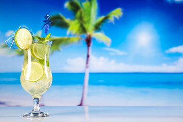 Exotic alcohol drink